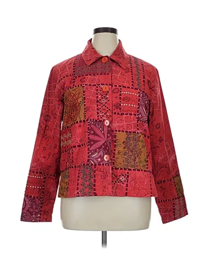 Pre-owned Coldwater Creek Jacket In Red