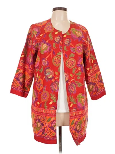 Pre-owned Coldwater Creek Jacket In Red