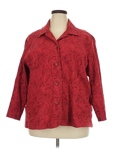Pre-owned Coldwater Creek Jacket In Red
