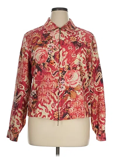 Pre-owned Coldwater Creek Jacket In Red