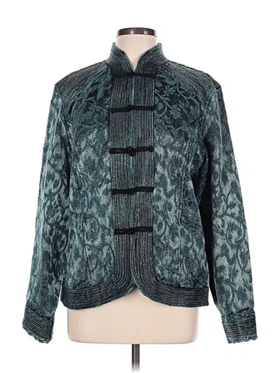 Pre-owned Coldwater Creek Jacket In Teal