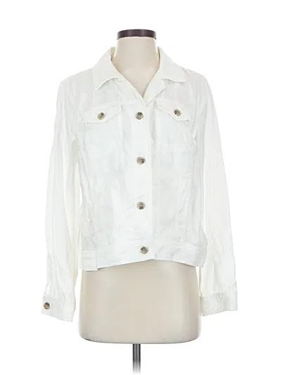 Pre-owned Coldwater Creek Jacket In White