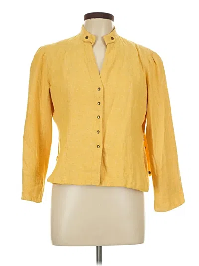 Pre-owned Coldwater Creek Jacket In Yellow