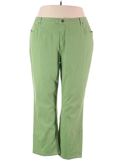 Pre-owned Coldwater Creek Jeans In Green