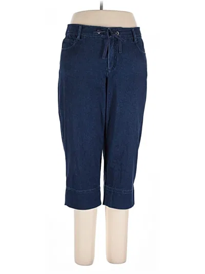 Pre-owned Coldwater Creek Jeggings In Blue