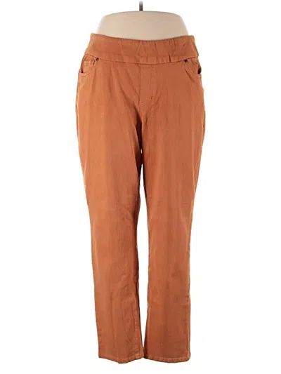 Pre-owned Coldwater Creek Jeggings In Brown