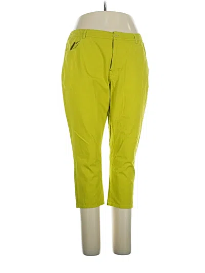 Pre-owned Coldwater Creek Jeggings In Green