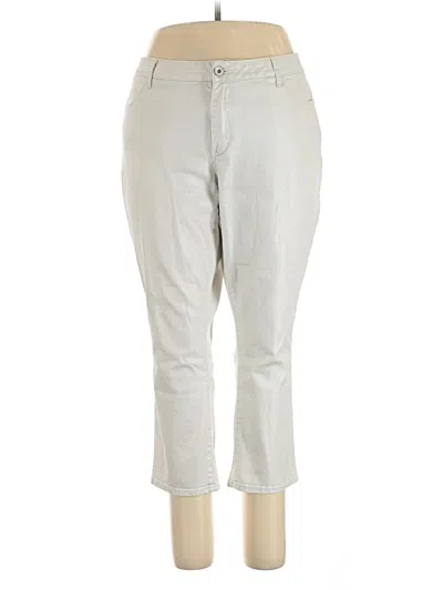 Pre-owned Coldwater Creek Jeggings In Silver