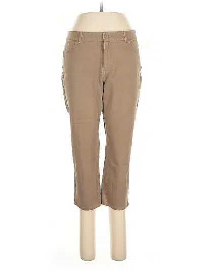Pre-owned Coldwater Creek Khaki Pant In Brown