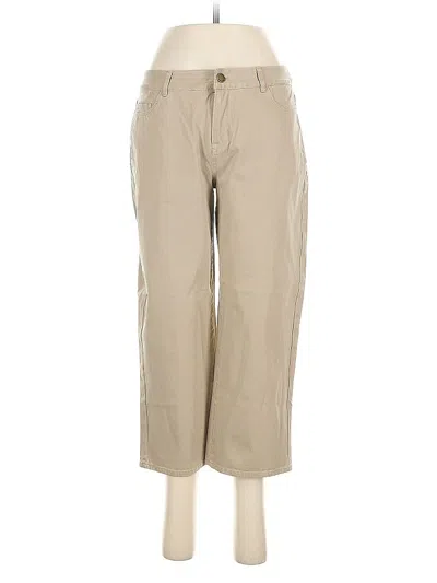Pre-owned Coldwater Creek Khaki Pant In Brown