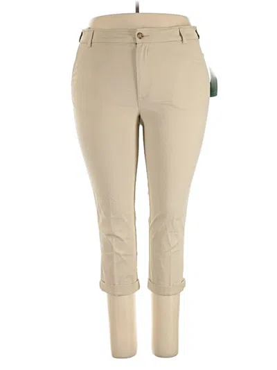 Coldwater Creek Khaki Pant In Brown