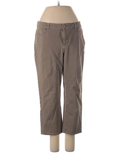 Pre-owned Coldwater Creek Khaki Pant In Brown