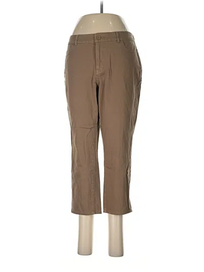 Pre-owned Coldwater Creek Khaki Pant In Brown