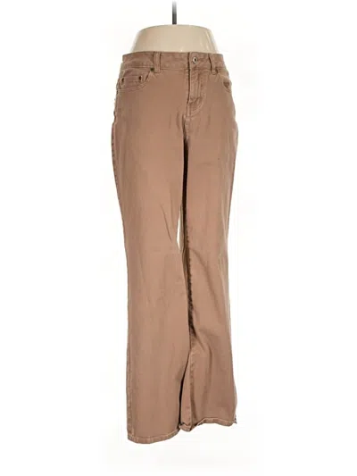 Pre-owned Coldwater Creek Khaki Pant In Brown