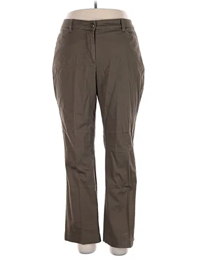 Pre-owned Coldwater Creek Khaki Pant In Brown
