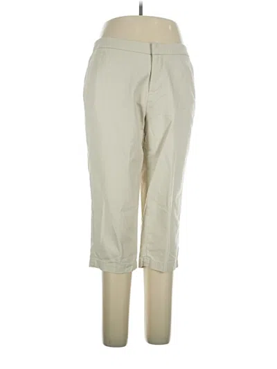 Pre-owned Coldwater Creek Khaki Pant In Ivory