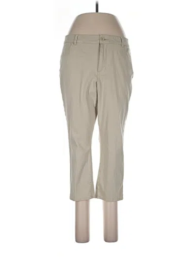 Pre-owned Coldwater Creek Khaki Pant In Tan
