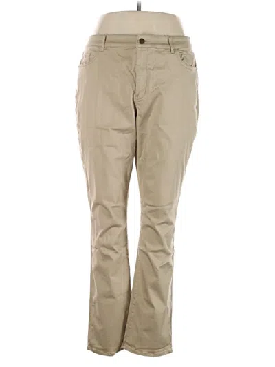 Pre-owned Coldwater Creek Khaki Pant In Tan
