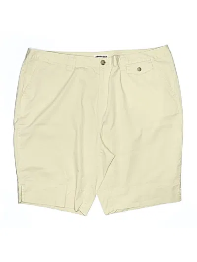 Pre-owned Coldwater Creek Khaki Shorts In Ivory