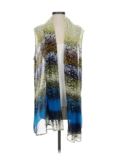 Pre-owned Coldwater Creek Kimono In Blue