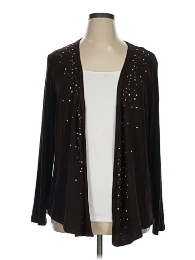 Pre-owned Coldwater Creek Kimono In Brown