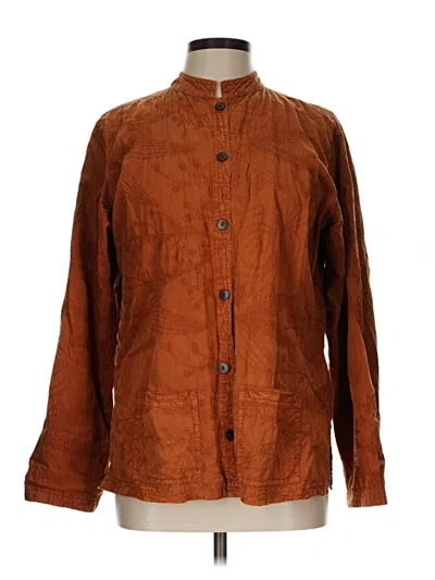 Pre-owned Coldwater Creek Kimono In Brown