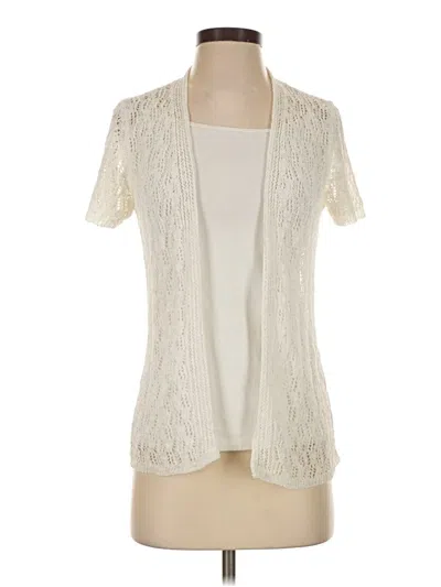 Pre-owned Coldwater Creek Kimono In Ivory