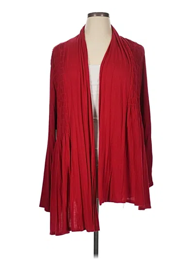 Pre-owned Coldwater Creek Kimono In Red
