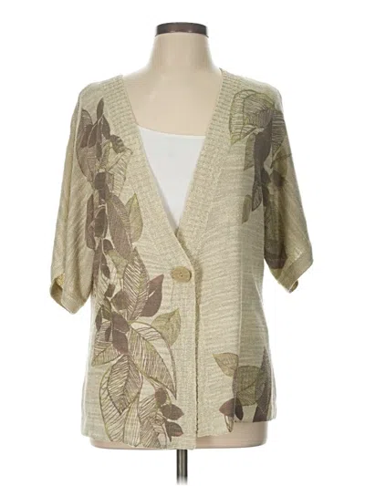 Pre-owned Coldwater Creek Kimono In Tan