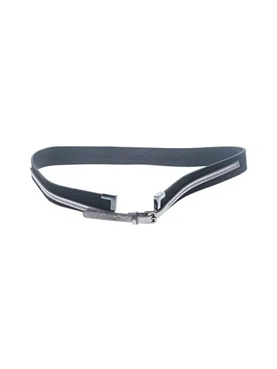 Pre-owned Coldwater Creek Leather Belt In Black