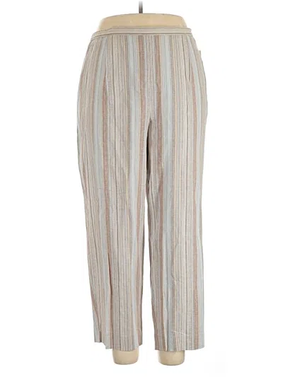 Coldwater Creek Linen Pants In Ivory