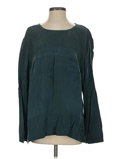 Pre-owned Coldwater Creek Long Sleeve T-shirt In Teal