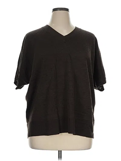 Pre-owned Coldwater Creek Poncho In Brown