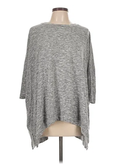 Pre-owned Coldwater Creek Poncho In Gray