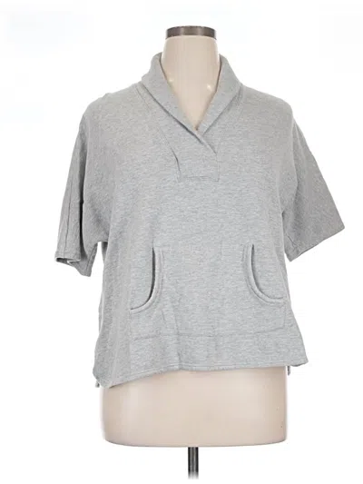 Pre-owned Coldwater Creek Poncho In Gray