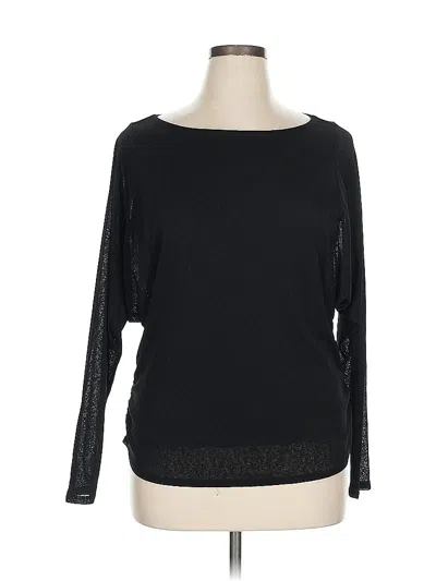 Pre-owned Coldwater Creek Pullover Sweater In Black