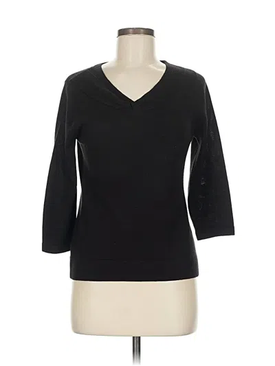 Pre-owned Coldwater Creek Pullover Sweater In Black