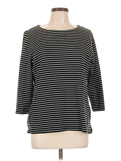 Pre-owned Coldwater Creek Pullover Sweater In Black