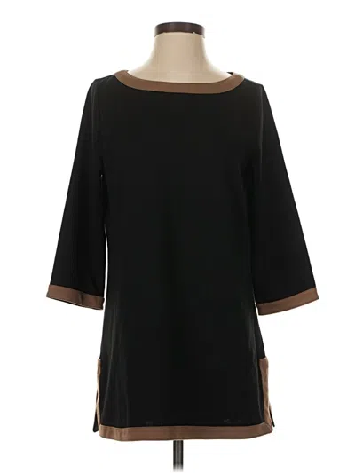 Pre-owned Coldwater Creek Pullover Sweater In Black