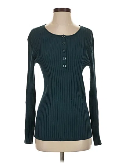 Pre-owned Coldwater Creek Pullover Sweater In Blue