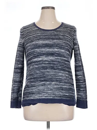 Pre-owned Coldwater Creek Pullover Sweater In Blue