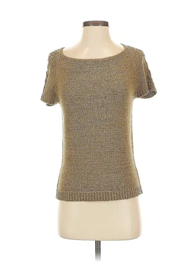 Pre-owned Coldwater Creek Pullover Sweater In Brown