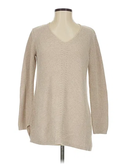 Pre-owned Coldwater Creek Pullover Sweater In Brown