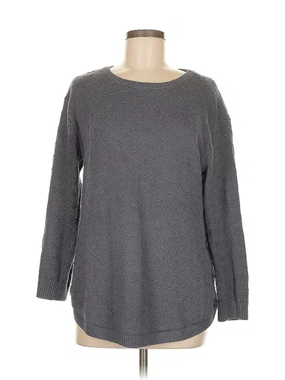 Pre-owned Coldwater Creek Pullover Sweater In Gray