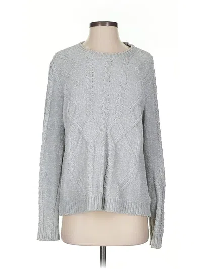 Pre-owned Coldwater Creek Pullover Sweater In Gray