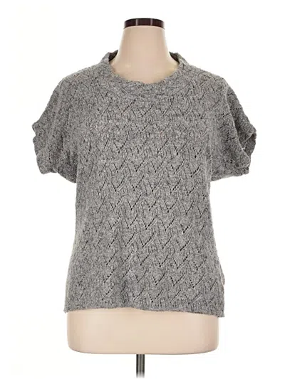Pre-owned Coldwater Creek Pullover Sweater In Gray