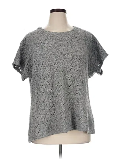 Pre-owned Coldwater Creek Pullover Sweater In Gray