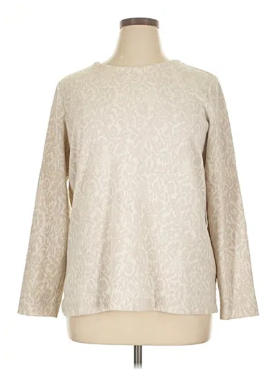 Pre-owned Coldwater Creek Pullover Sweater In Ivory