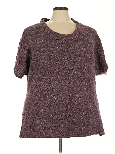 Pre-owned Coldwater Creek Pullover Sweater In Purple