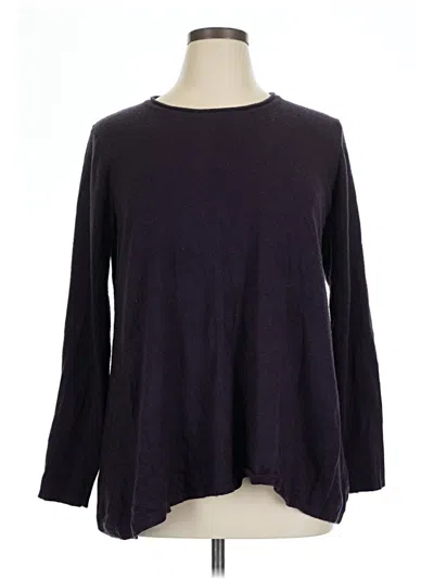 Pre-owned Coldwater Creek Pullover Sweater In Purple